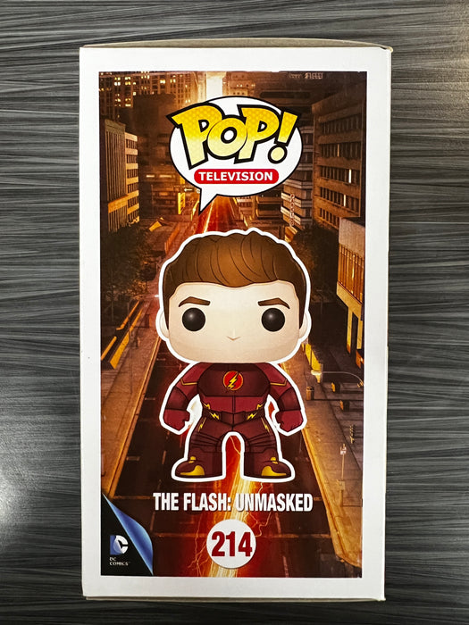 Funko POP! Television: Flash - The Flash Unmasked (2015 SDCC)(Damaged Box) #214