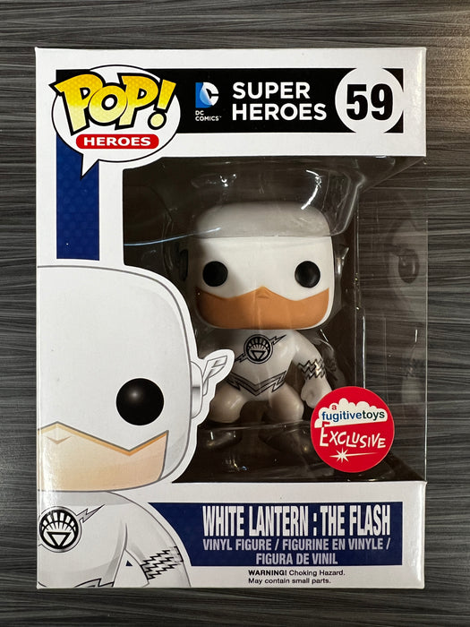 Funko POP! Heroes: DC Super Heroes - White Lantern: The Flash (Fugitive Toys) #59