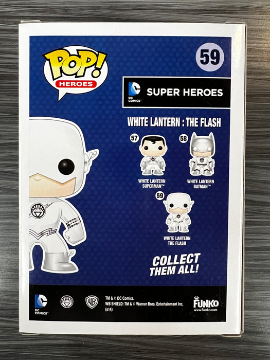 Funko POP! Heroes: DC Super Heroes - White Lantern: The Flash (Fugitive Toys) #59