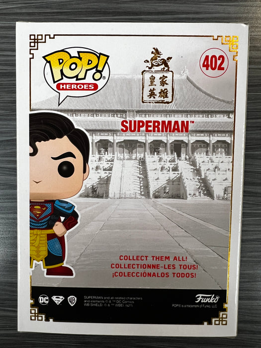 Funko POP! Heroes: DC - Superman [Imperial Palace] (2021 Fall Convention)(Damaged Box) #402