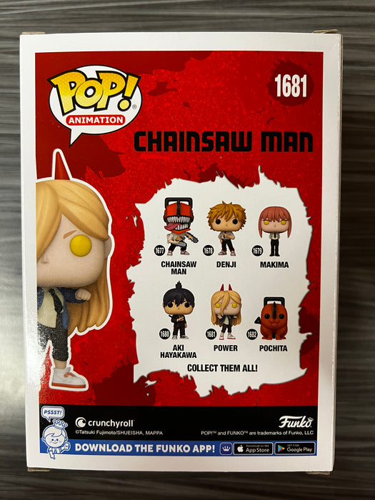 Funko POP! Animation: Chainsaw Man - Power (Signed/Sarah Weidenheft/JSA)[B] #1681