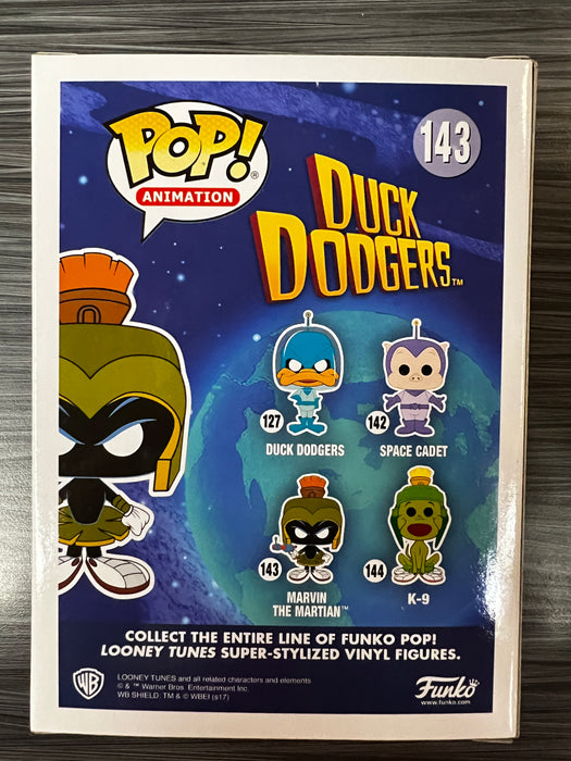 Funko POP! Animation: Duck Dodgers - Marvin the Martian [Neon Magenta](Saturday Morning Cartoons)(2017 SDCC 2500 PCS) #143