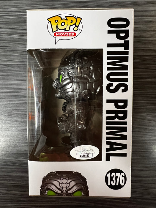 Funko POP! Movies : Transformers Rise of the Beasts - Optimus Primal (Signed/Ron Perlman/JSA)(Damaged Box) #1376