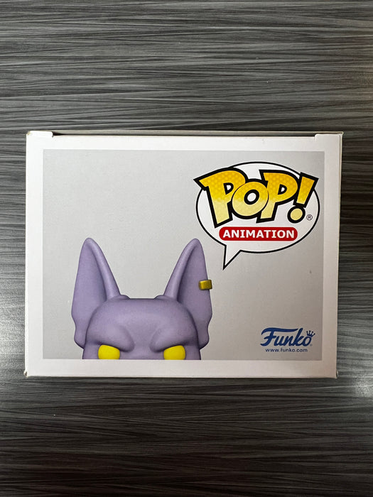 Funko POP! Animation: Dragon Ball Super - Beerus [Eating Noodles](Special Edition)(Signed/Jason Douglas/JSA)(Damaged Box) #1110