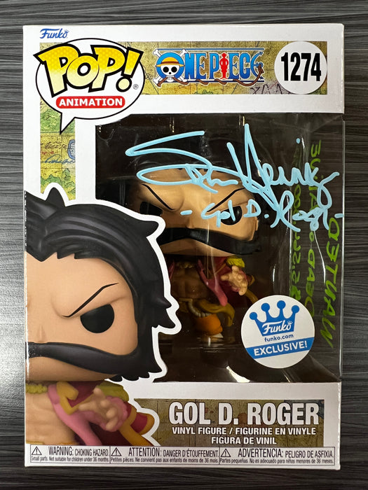 Funko POP! Animation: One Piece - Gol D. Roger (Funko)(Signed/Sean Hennigan/JSA)[A] #1274