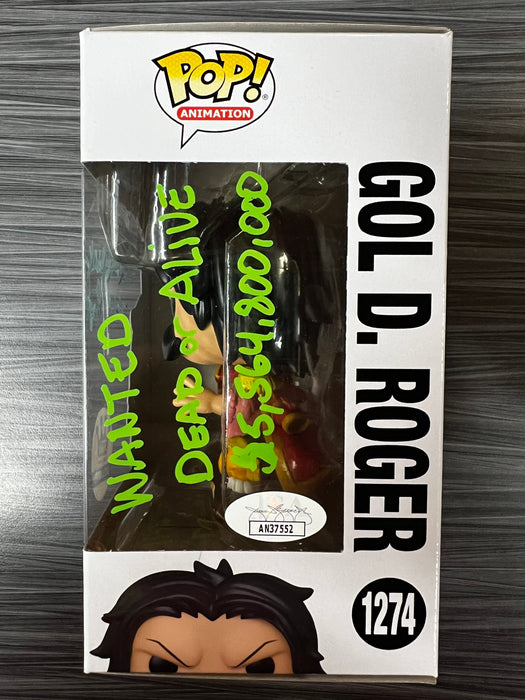 Funko POP! Animation: One Piece - Gol D. Roger (Funko)(Signed/Sean Hennigan/JSA)[A] #1274