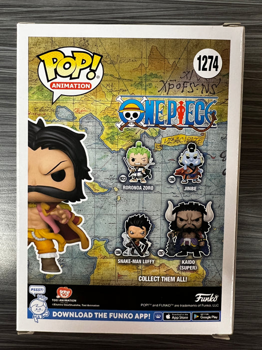 Funko POP! Animation: One Piece - Gol D. Roger (Funko)(Signed/Sean Hennigan/JSA)[A] #1274