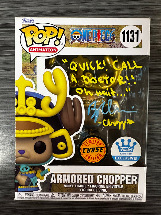 Funko POP! Animation: One Piece - Armored Chopper [Metallic] (CHASE)(Funko)(Signed/Brina Palencia/JSA) #1131