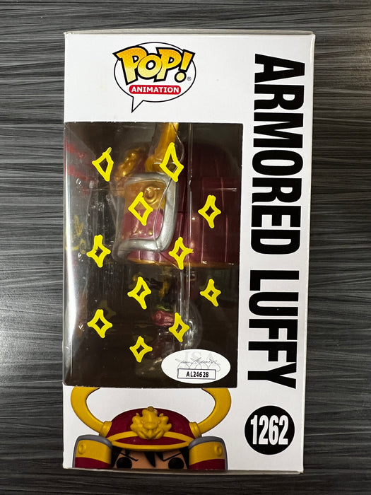 Funko POP! Animation: One Piece - Armored Luffy (CHASE)(Funko)(Signed/Colleen Clinkenbeard/JSA) #1262