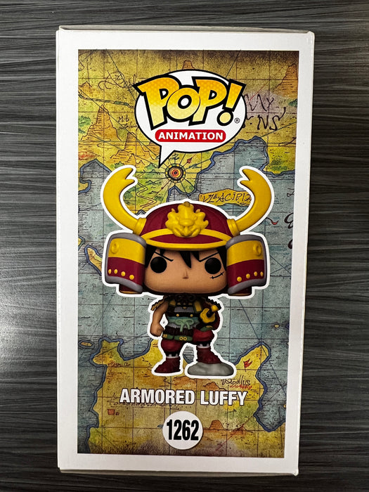 Funko POP! Animation: One Piece - Armored Luffy (CHASE)(Funko)(Signed/Colleen Clinkenbeard/JSA) #1262