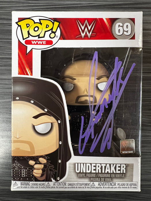 Funko POP! WWE: Undertaker (Signed/Undertaker/PSA)(Damaged Box) #69