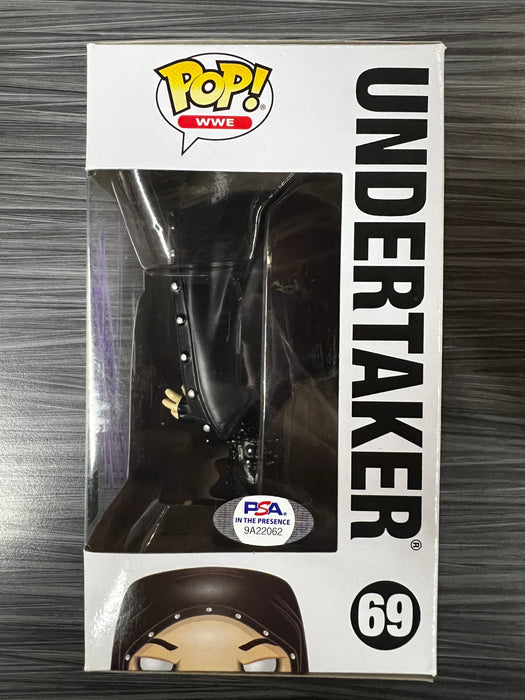 Funko POP! WWE: Undertaker (Signed/Undertaker/PSA)(Damaged Box) #69