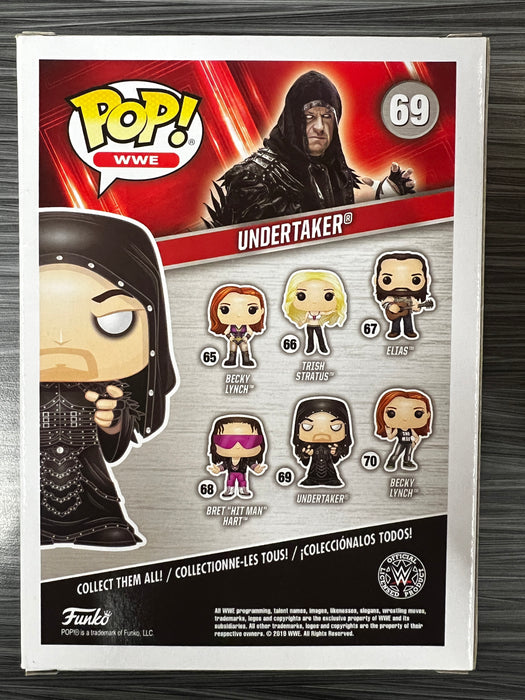 Funko POP! WWE: Undertaker (Signed/Undertaker/PSA)(Damaged Box) #69