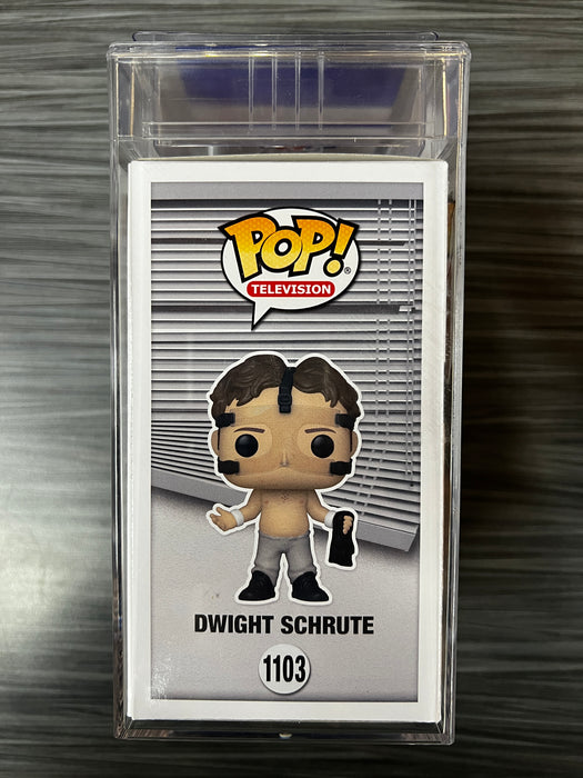 Funko POP! Television: The Office - Dwight Schrute (CHASE)(Chalice Collectibles)(Signed/Rainn Wilson/PSA Encapsulated) #1103