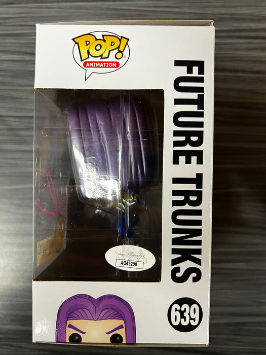 Funko POP! Dragonball Z: Future Trunks [Metallic](Hot Topic)(CHASE)(Signed/ Eric Vale/JSA)(Damaged Box) #639