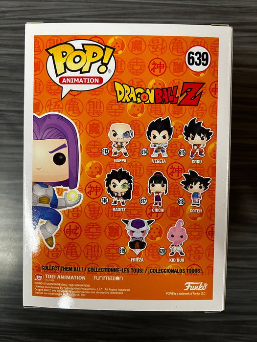 Funko POP! Dragonball Z: Future Trunks [Metallic](Hot Topic)(CHASE)(Signed/ Eric Vale/JSA)(Damaged Box) #639