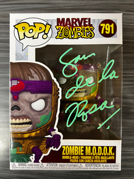 Funko POP! Marvel Zombie: Zombie M.O.D.O.K (Signed/Sam De La Rosa/SWAU)#791