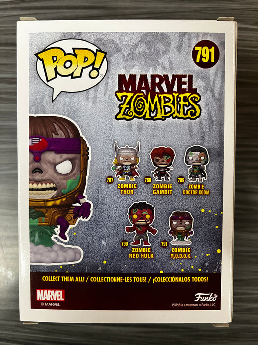 Funko POP! Marvel Zombie: Zombie M.O.D.O.K (Signed/Sam De La Rosa/SWAU)#791