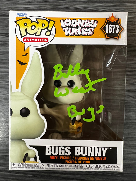 Funko POP! Animation: Looney Tunes - Bugs Bunny (Signed/Billy West/OC Celebrity Marketing) #1673