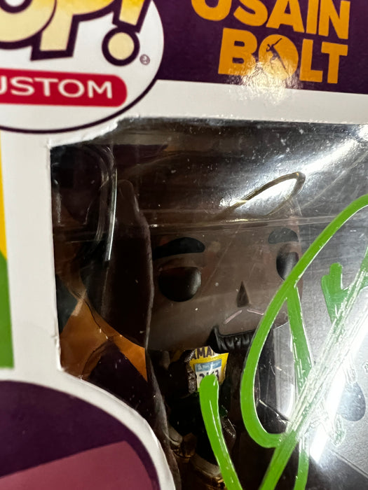 Custom POP! Usain Bolt (Signed/Usain Bolt/Beckett) #01