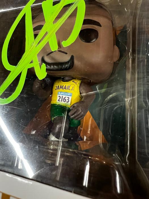 Custom POP! Usain Bolt (Signed/Usain Bolt/Beckett) #01