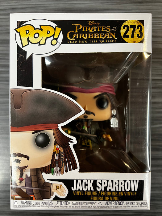 Funko POP! Disney Pirates of The Caribbean Dead Men Tell No Tales: Jack Sparrow (Damaged Box) #273