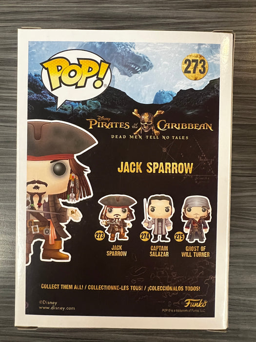 Funko POP! Disney Pirates of The Caribbean Dead Men Tell No Tales: Jack Sparrow (Damaged Box) #273