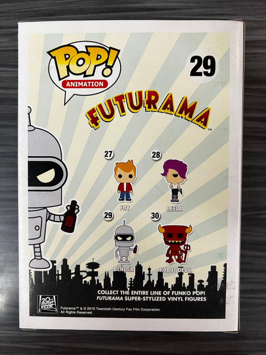 Funko POP! Animation: Futurama - Bender (2015 SDCC)(Damaged Box) #29