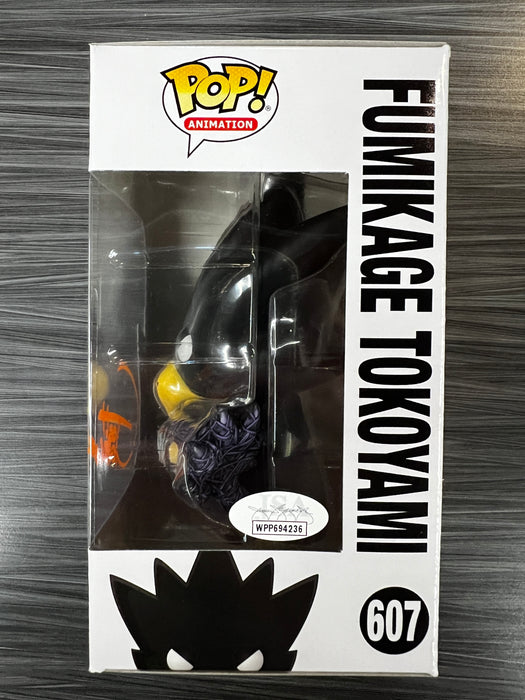 Funko POP! Animation: My Hero Academia - Fumikage Tokoyami (Signed/Jessie Grelle/JSA) #607