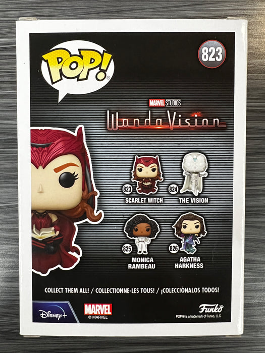 Funko POP! Marvel: WandaVision - Scarlet Witch (Signed/Elizabeth Olsen/Beckett) #823