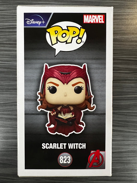 Funko POP! Marvel: WandaVision - Scarlet Witch (Signed/Elizabeth Olsen/Beckett) #823