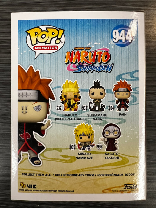 Funko POP! Animation: Naruto Shippuden - Pain (Almighty Push)(GiTD)(The Popeteers Signed Exclusive)(Signed/Troy Baker/JSA)#944