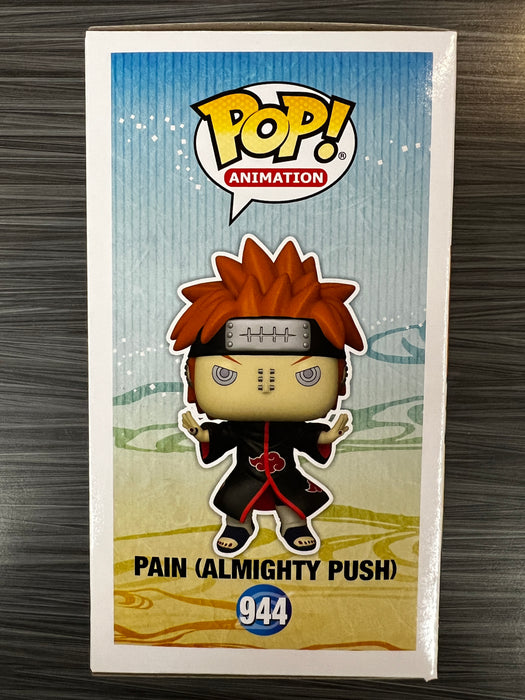 Funko POP! Animation: Naruto Shippuden - Pain (Almighty Push)(GiTD)(The Popeteers Signed Exclusive)(Signed/Troy Baker/JSA)#944