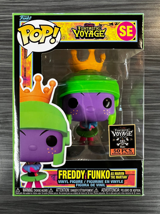 Funko POP! Funtastic Voyage: Freddy Funko As Marvin The Martian [Blacklight] (50 PCS)(Show Edition) #SE