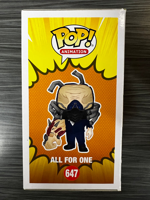 Funko POP! Animation: My Hero Academia - All For One (Fugitive Toys) (Signed/John Swasey/JSA) #647