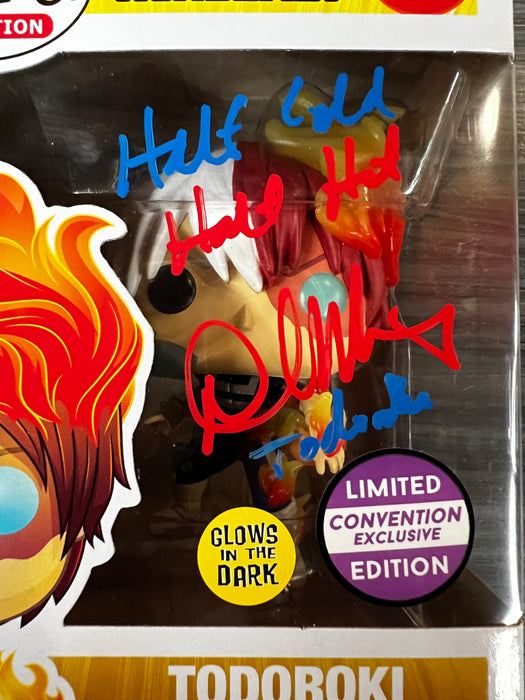 Funko POP! Animation: My Hero Academia - Todoroki (GiTD)(Convention Exclusive)(Signed/David Matranga/JSA) #372