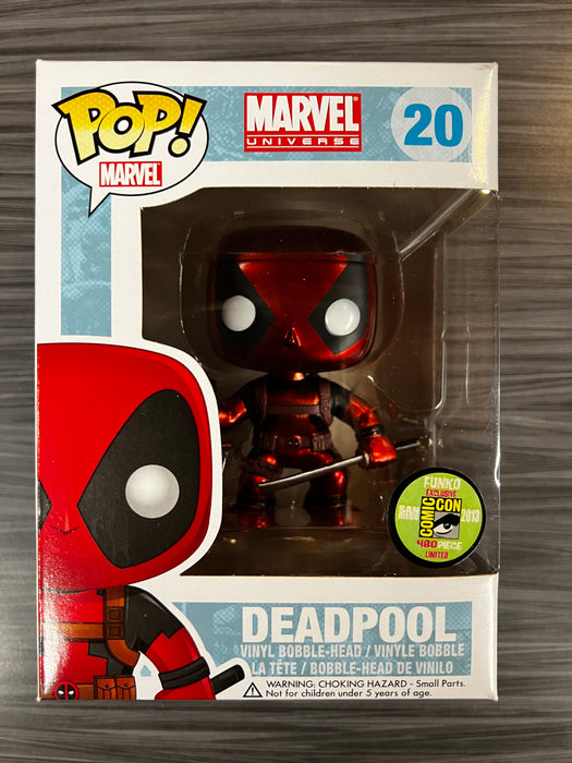 Funko POP! Marvel: Deadpool [Metallic](2013 SDCC)(480 PCS) #20