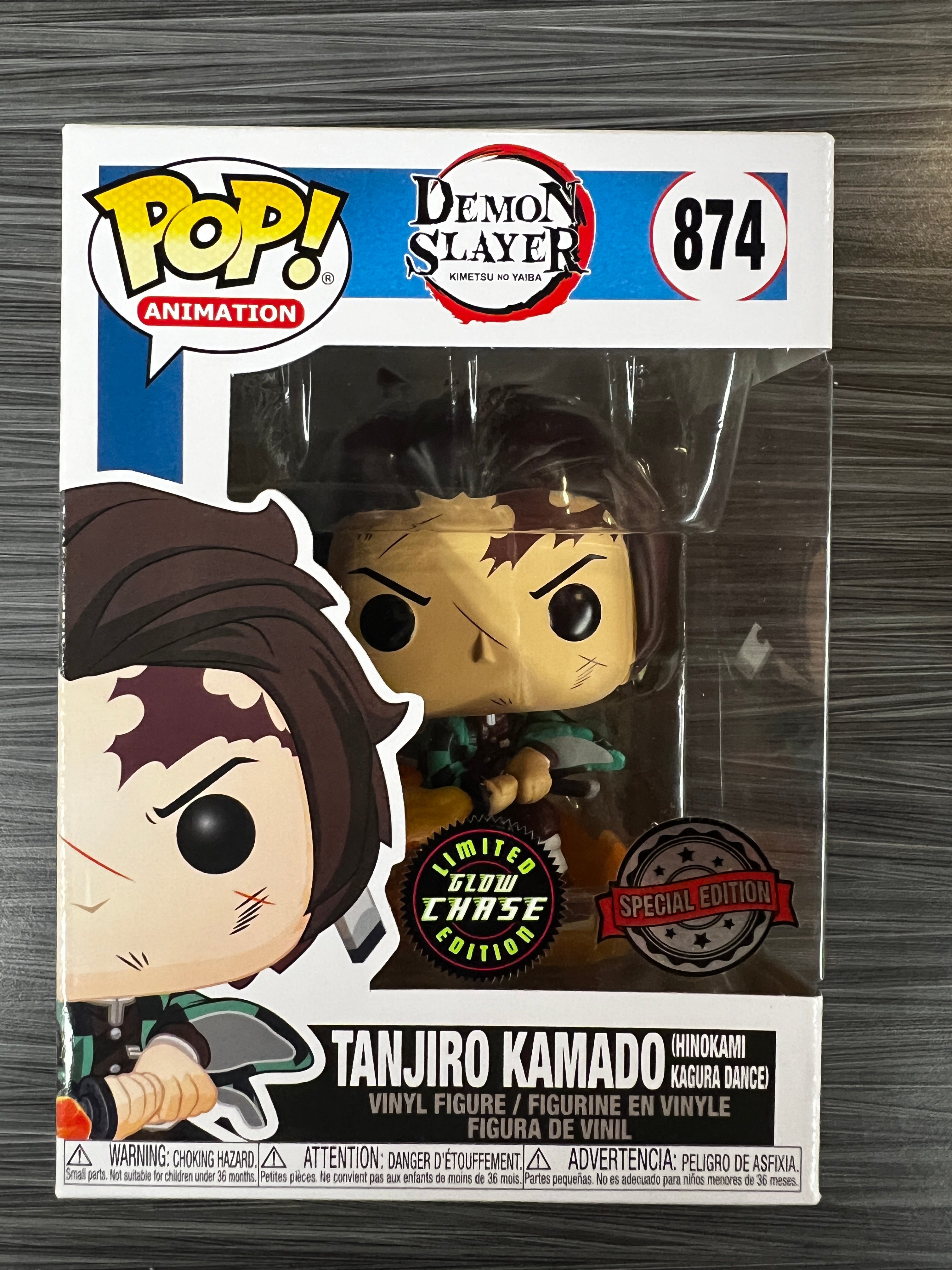 Tanjiro Kamado Funko Pop 874 Chase (Hinokami outlet Kagura Dance) Funko