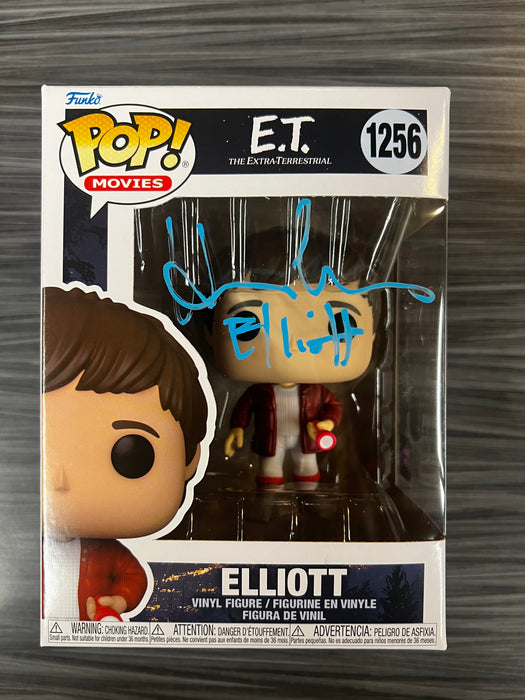 Funko POP! Movies: E.T - Elliott (Signed/Henry Thomas/Beckett/OC Celebrity Marketing) #1256