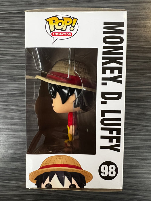 Funko POP! Animation: One Piece - Monkey. D. Luffy [1st Production Date/2016 Release](Damaged Box) #98