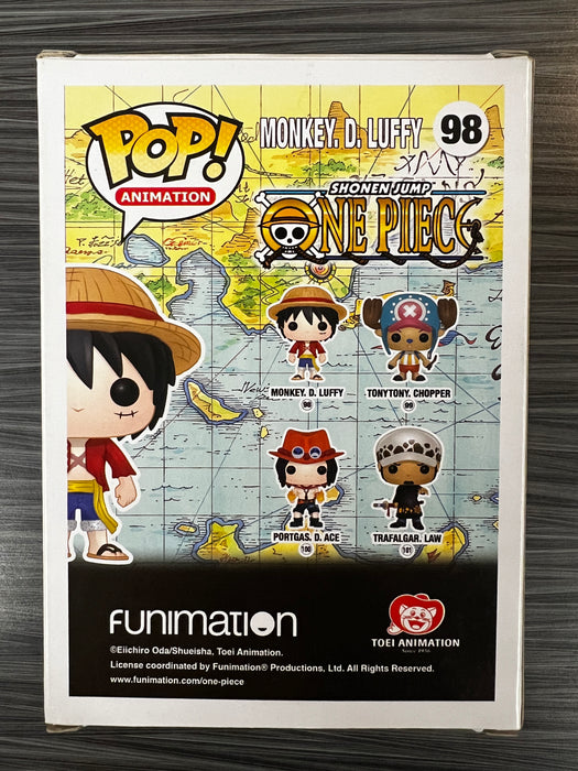 Funko POP! Animation: One Piece - Monkey. D. Luffy [1st Production Date/2016 Release](Damaged Box) #98