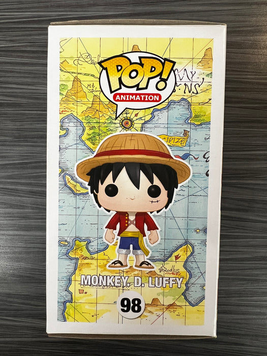 Funko POP! Animation: One Piece - Monkey. D. Luffy [1st Production Date/2016 Release](Damaged Box) #98