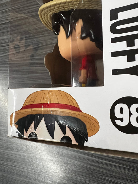 Funko POP! Animation: One Piece - Monkey. D. Luffy [1st Production Date/2016 Release](Damaged Box) #98