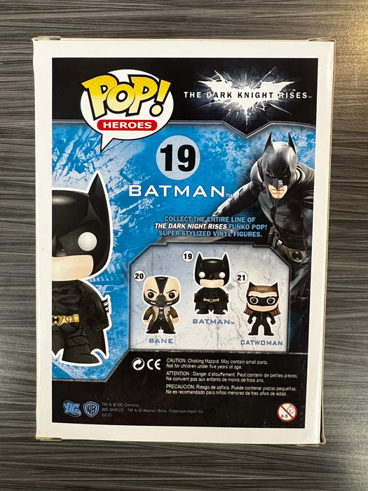 Rare light blue box Batman buy The dark knight rises Funko pop #19