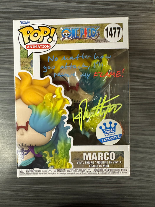 Funko POP! Animation: One Piece - Marco (Funko)(Signed/Kyle Phillips/JSA) #1477