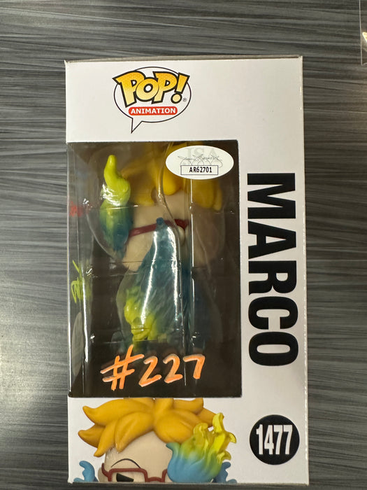 Funko POP! Animation: One Piece - Marco (Funko)(Signed/Kyle Phillips/JSA) #1477