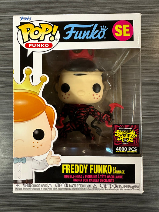 Carnage Blacklight buying Exclusive Funko Pop!