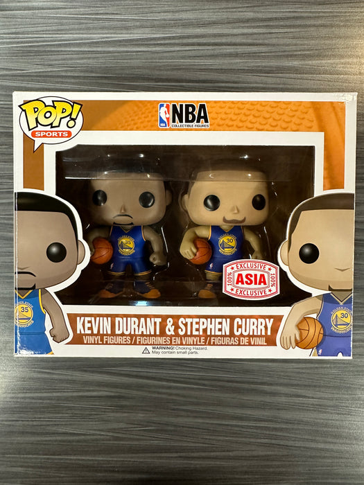 Funko POP! Sports: Kevin Durant & Stephen Curry (Asia)[Canceled 2-Pack](Damaged Box)