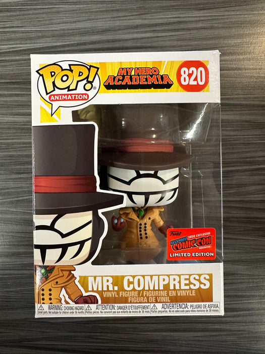 Funko POP! Animation: My Hero Academia - Mr. Compress (2020 NYCC)(Damaged Box) #820