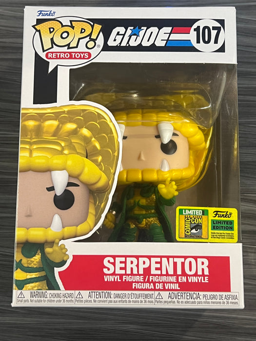 Funko POP! Retro Toys: G.I. Joe - Serpentor (2022 SDCC)(Damaged Box) #107